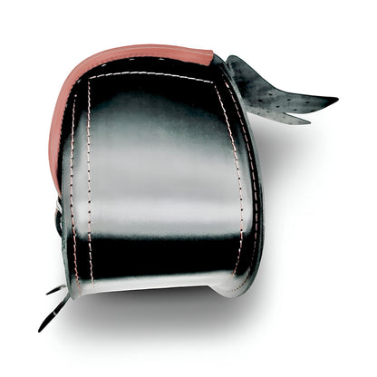 Leather Saddlebags - 9L PREMIUM RED TRIM | EAGLE BADGE